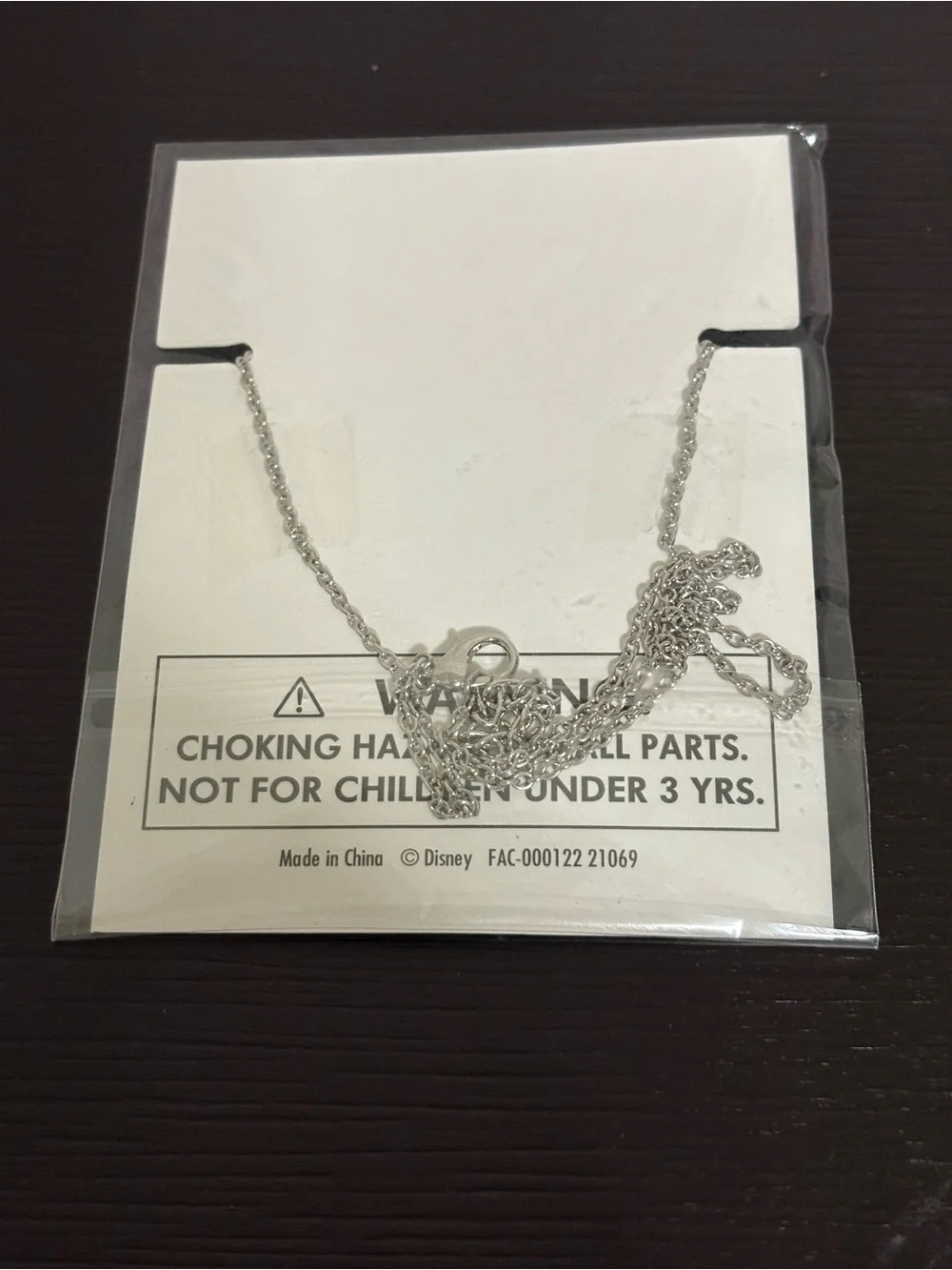 Disney The Little Mermaid Charm Necklace Sea shell star fish silver tone. New.